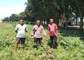 Bhabinkamtibmas Sidoarjo Cek Pengelolaan Lahan P2B di Desa Gebang