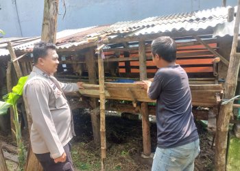 Bhabinkamtibmas Desa Gagang Panjang Intensif Bina Petani Hewani