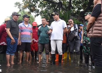 Sidak Banjir Perumahan Pejaya Anugrah, Bupati Subandi Siapkan Pompa dan Bangun Kisdam