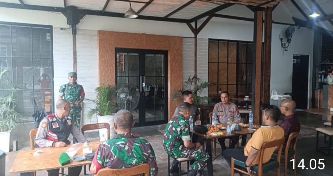 TNI, Polri dan Satpol PP Krian Kompak Bahas Kamtibmas