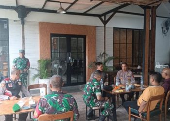 TNI, Polri dan Satpol PP Krian Kompak Bahas Kamtibmas