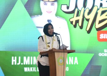 Wabup Sidoarjo﻿﻿ Hj Mimik Idayana Buka Job Fair Hybrid 2025, Sediakan 1.800 Lowongan Pekerjaan
