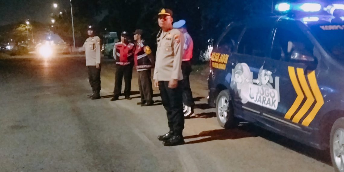 Polsek Jabon Laksanakan Patroli Malam Takbir Idul Adha 1446 H