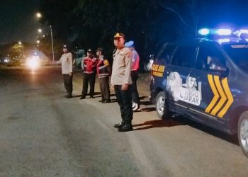 Polsek Jabon Laksanakan Patroli Malam Takbir Idul Adha 1446 H