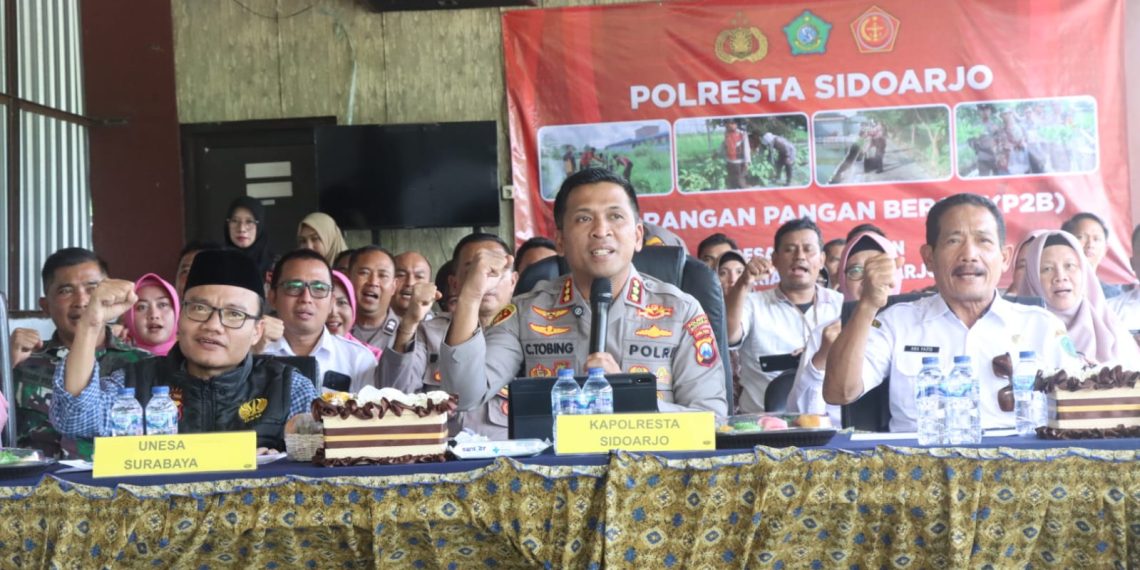 Desa Ponokawan Krian, Ikuti Penilaian Lomba P2B Peringatan Hari Bhayangkara Ke-79