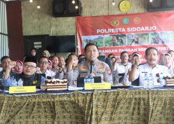 Desa Ponokawan Krian, Ikuti Penilaian Lomba P2B Peringatan Hari Bhayangkara Ke-79