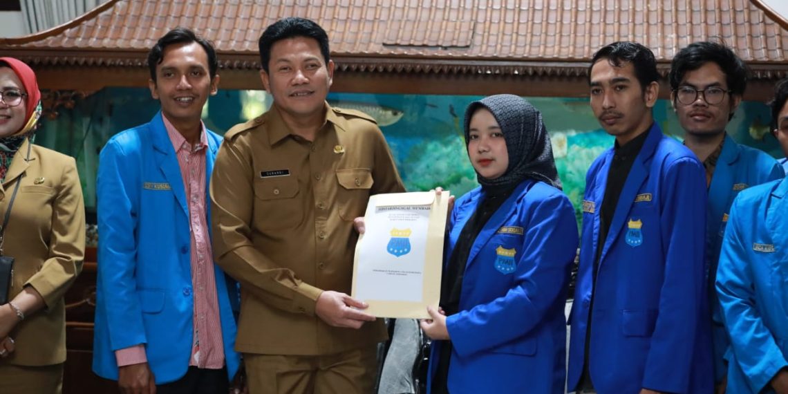 Terima Audiensi PMII, Bupati Subandi Siap Sinergi Dengan Pemuda