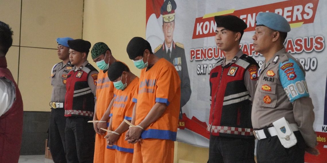 Polresta Sidoarjo Beber Kasus OTT Suap Rekrutmen Perangkat Desa