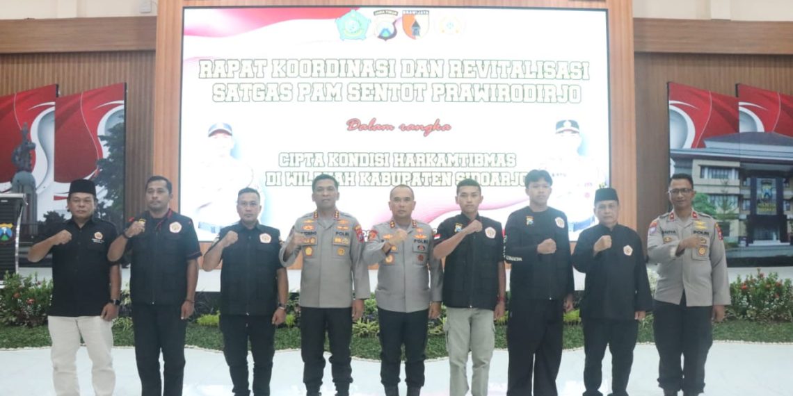 Siap Amankan 1 Suro Solidkan Satgas Pam Sentot Prawirodirjo di Sidoarjo