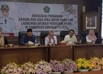 Diskominfo Sidoarjo Gelar Sosialisasi Aplikasi Pendataan Media dan Digitalisasi PBJ