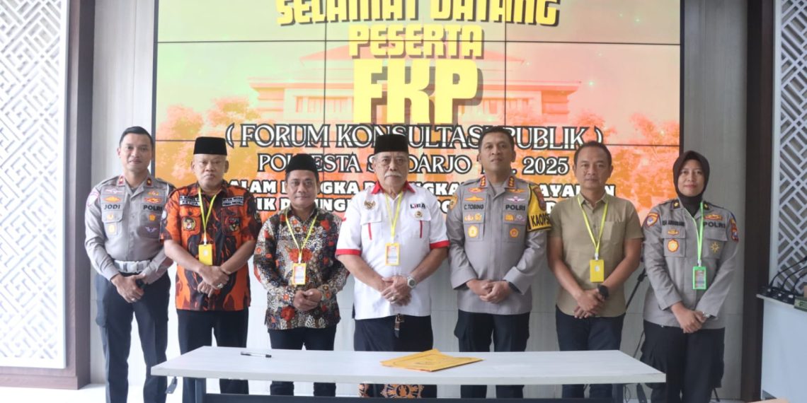 Optimalkan Pelayanan, Polresta Sidoarjo Gelar Forum Konsultasi Publik
