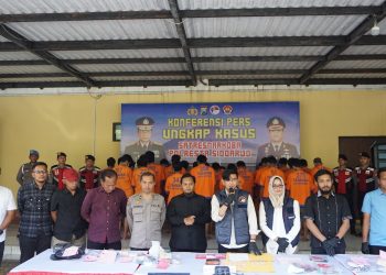 Sat Resnarkoba Polresta Sidoarjo Ungkap 59 Kasus, Amankan 81 Tersangka