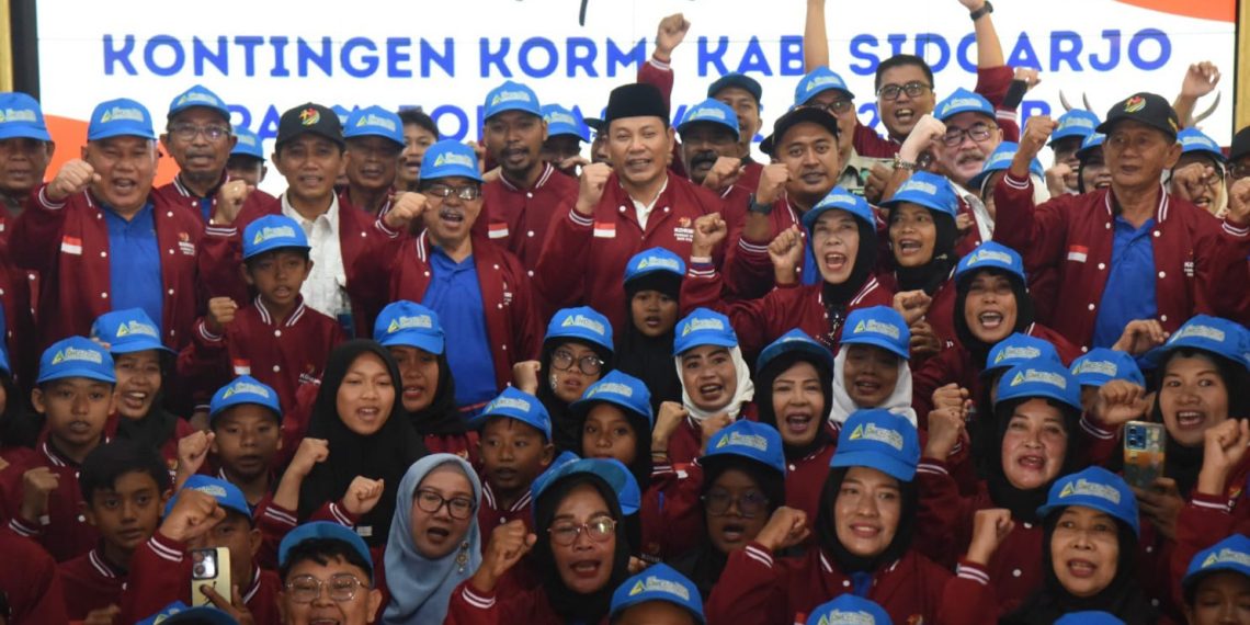 Bupati Subandi Berangkatkan Kontingen Kormi Sidoarjo Menuju Fornas VIII di NTB