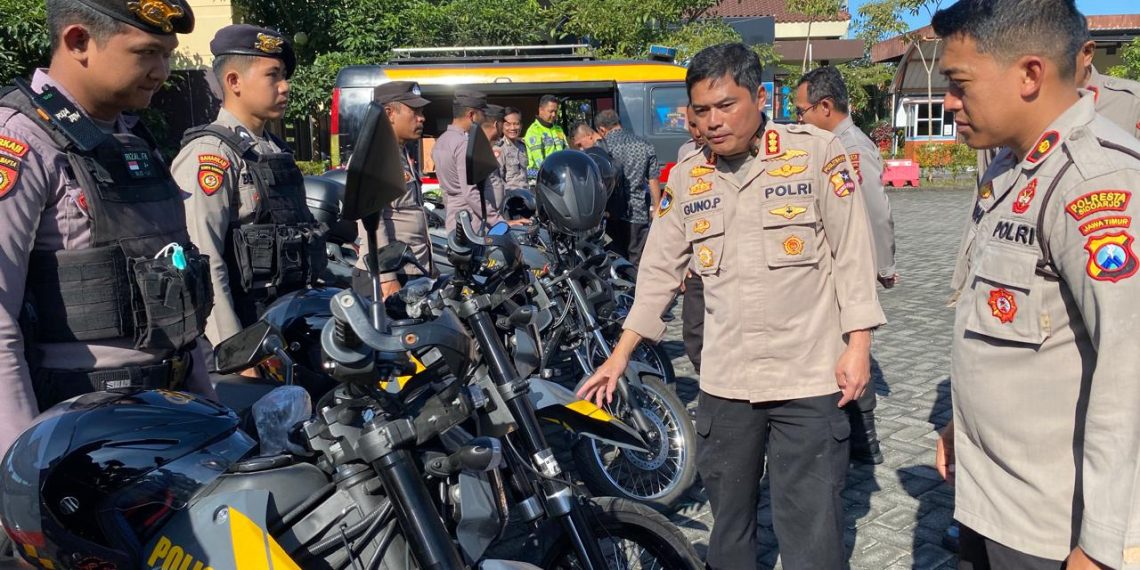 Puslitbang Polri Tinjau Kendaraan Dinas Operasional di Polresta Sidoarjo