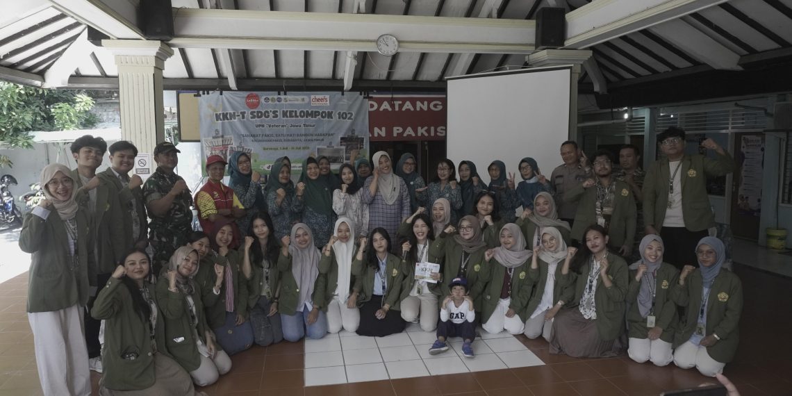 Kelompok 102 KKN UPN “Veteran” Jawa Timur Tutup Kegiatan Pengabdian di Kelurahan Pakis Surabaya