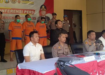 Satreskrim Polresta Sidoarjo Tembak Komplotan Pembobol ATM