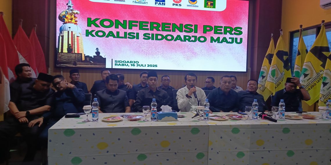 Tujuh Parpol Koalisi Sidoarjo Maju Tolak LPPD Bupati 2024
