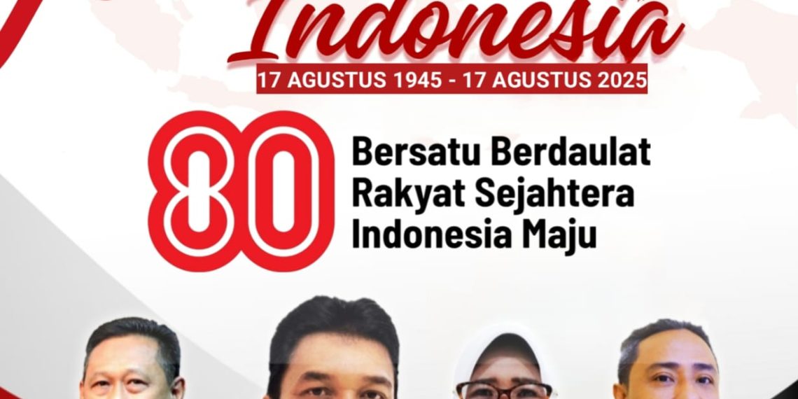 Dewan Direksi dan Karyawan Perumda Delta Tirta Sidoarjo Mengucapkan Dirgahayu Republik Indonesia ke-80