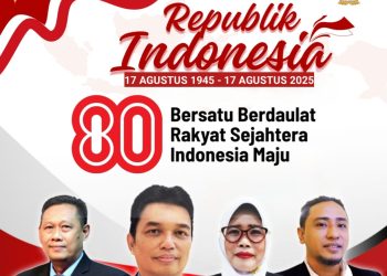 Dewan Direksi dan Karyawan Perumda Delta Tirta Sidoarjo Mengucapkan Dirgahayu Republik Indonesia ke-80
