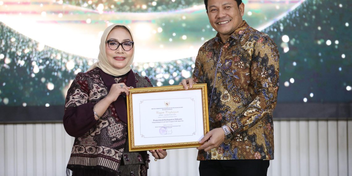 Sidoarjo Raih Penghargaan Kabupaten Layak Anak (KLA) Peringkat Utama Tahun 2025