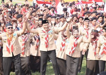 Bupati Subandi Pimpin Hari Pramuka ke-64 di Sidoarjo
