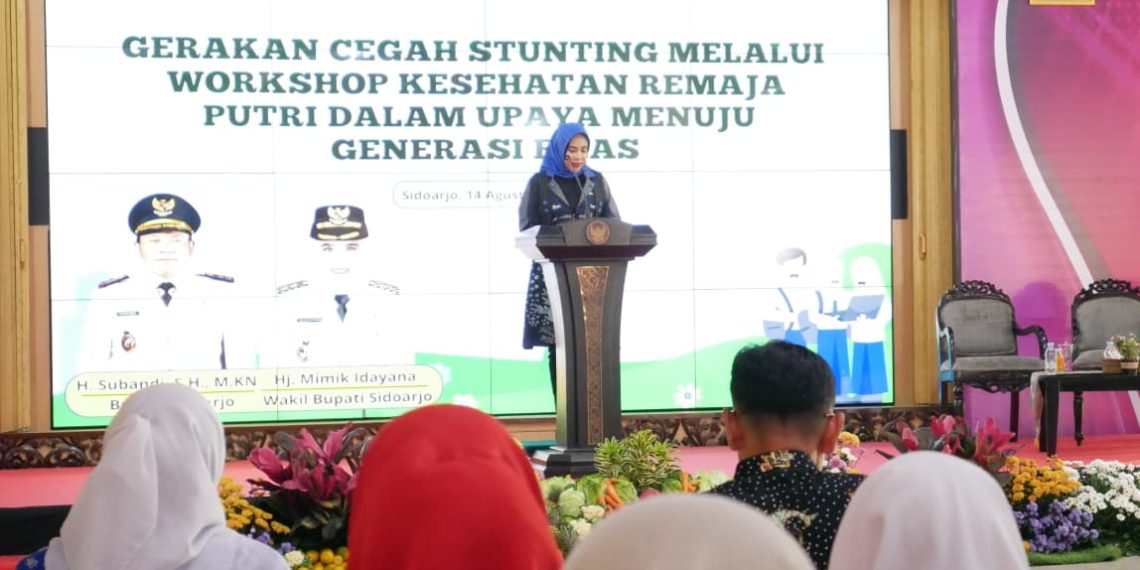Wabup Hj Mimik Idayana Ajak Remaja Putri Jaga Kesehatan untuk Cegah Stunting