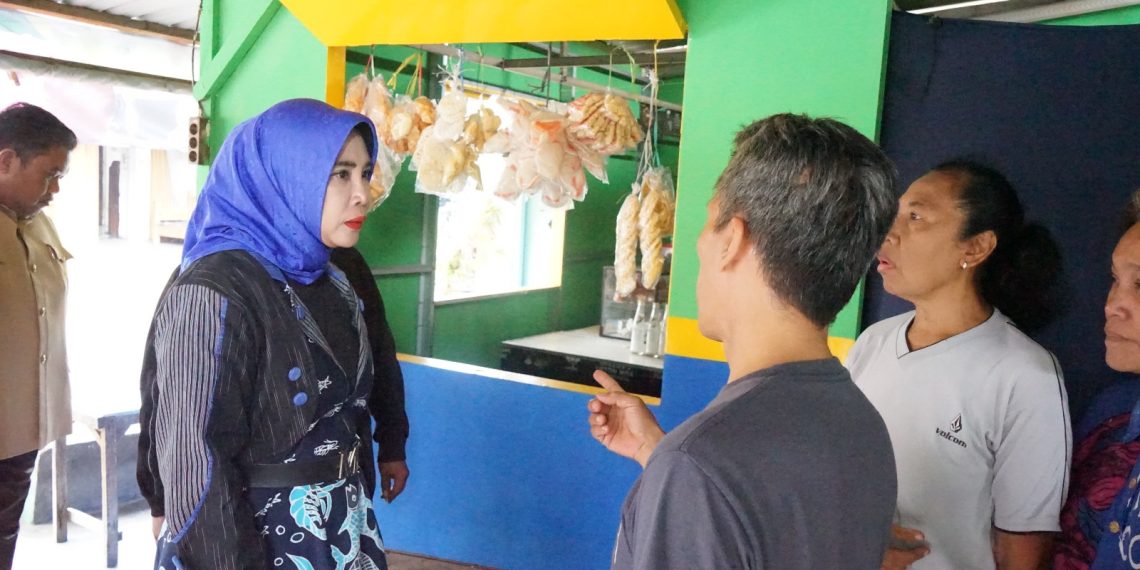 Disidak Wabup Sidoarjo Hj Mimik Idayana, Renovasi 740 Warung Rakyat Sudah Tuntas Tahun 2025