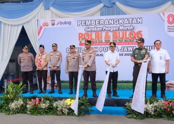 Bupati Subandi Hadiri Kick Off Launching Gerakan Pangan Murah Polri di Sidoarjo