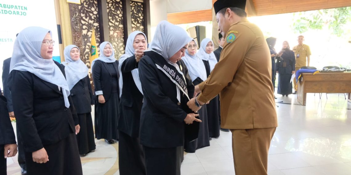 Bunda PAUD Resmi Dikukuhkan, Bupati Subandi Tegaskan Komitmen Wujudkan PAUD Ramah Anak di Sidoarjo