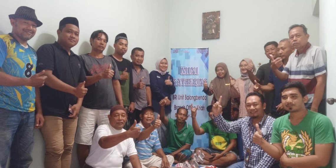 BRI Unit  Balongbendo Gelar Mini Gathering Bersama Cluster Binaan Ikan Lele