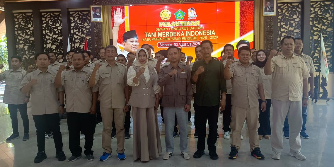 Pengurus DPD Tani Merdeka Kabupaten Sidoarjo Resmi Dilantik, Langsung Bergerak