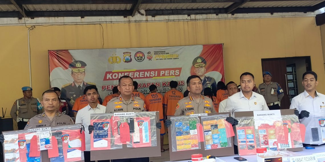 Polresta Sidoarjo Ungkap Kasus Penjualan Data Pribadi untuk Judol, Transaksi Capai Rp 5 M