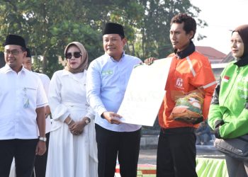 Bupati Subandi dan Wabup Mimik Ajak Ojol  Jaga Sidoarjo