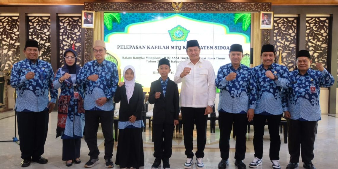 Target Rebut Kembali Juara Umum, Pemkab Sidoarjo Lepas 54 Kontingen MTQ ke-XXXI Tahun 2025