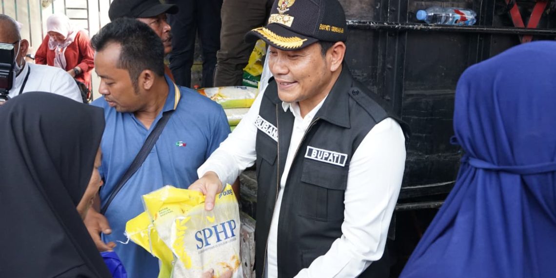 Pemkab Sidoarjo Gelar Operasi Pasar, Jual Beras SPHP 5 Kilo Rp 55 Ribu