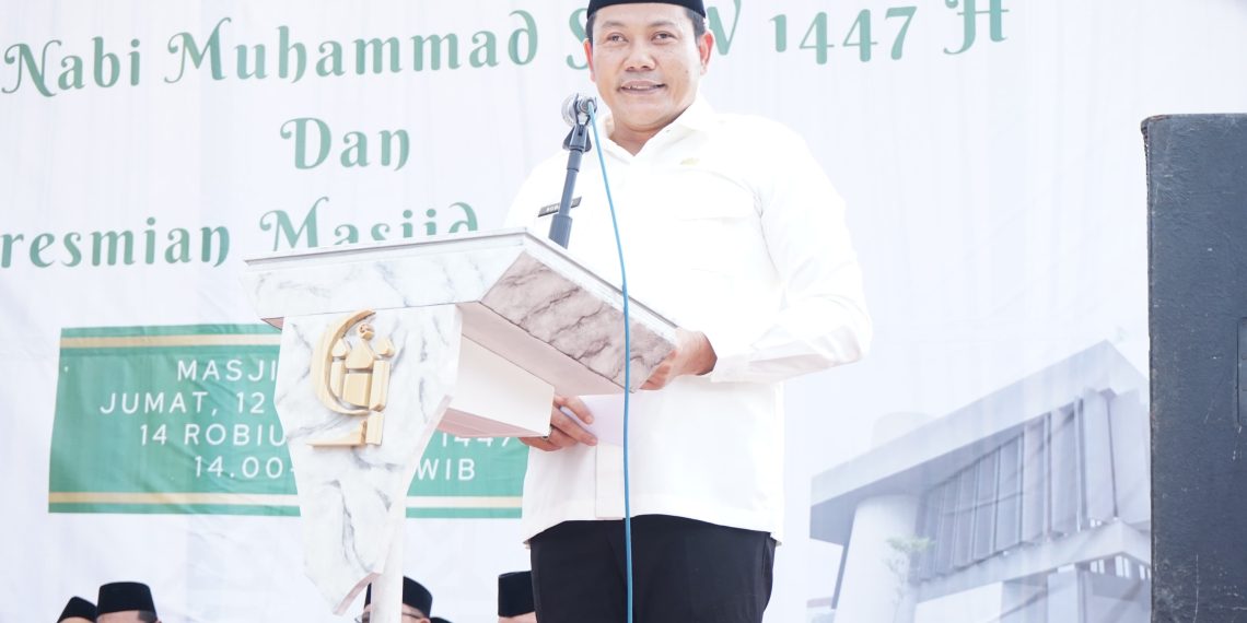 Resmikan Masjid Al-Ikhlas Juanda, Bupati Subandi Ajak Masyarakat Jaga Persaudaraan dan Perdamaian Umat