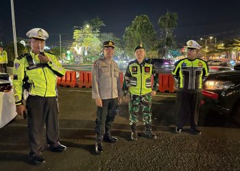 Sinergi TNI-Polri dan Satpol PP, Patroli Bersama Jogo Sidoarjo