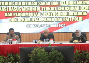 Kompolnas Lakukan Monitoring Kinerja Kepolisian di Polresta Sidoarjo
