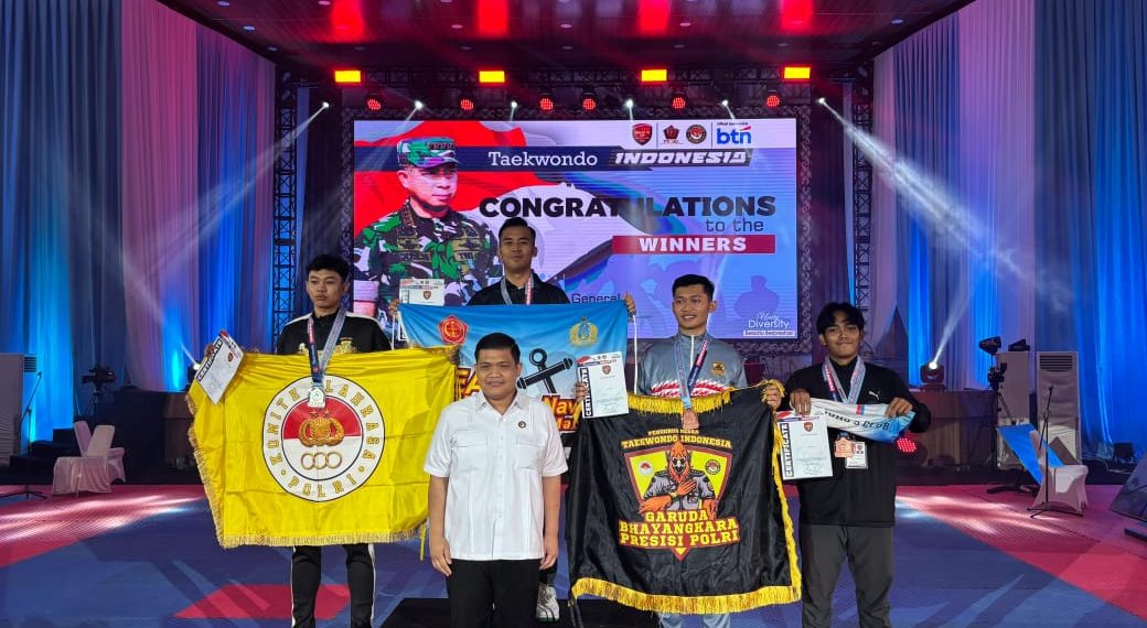 Atlet TNI AL, Rahul Fachrul Isbach Raih Medali Emas Kejuaraan Taekwondo Internasional Piala Panglima TNI