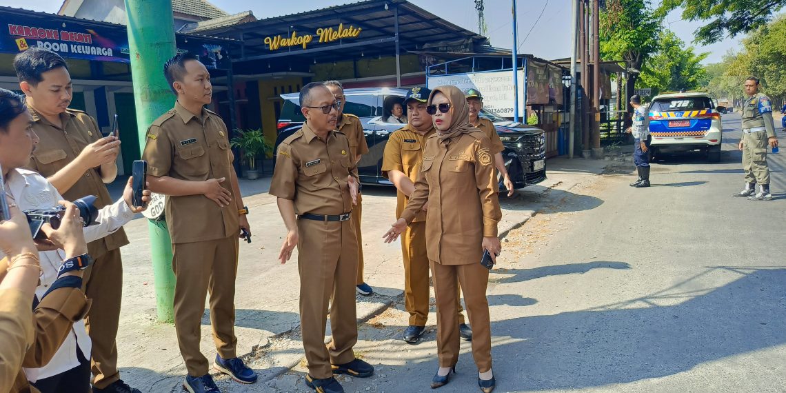 Lobby Wabup Hj Mimik Idayana, Pemerintah Pusat Kucurkan Rp 37 Miliar Pengecoran/Betonisasi Jl Lingkar Timur Prasung – Jl Raya Buduran