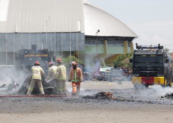 Polda Jatim Gelar Simulasi Sispamkota Pastikan Kesiapan Hadapi Gangguan Kamtibmas