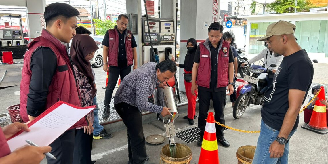 Respon Keluhan Penurunan Kualitas BBM, Polresta Sidoarjo Cek SPBU
