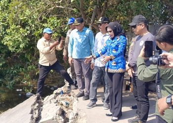 Disidak Wabup Mimik Idayana, Jembatan Ambruk Tambakcemandi Dibangun Akhir Oktober