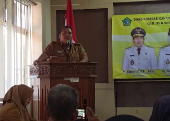 Dinkop Berikan Pelatihan Manajemen Usaha PKL Sidoarjo