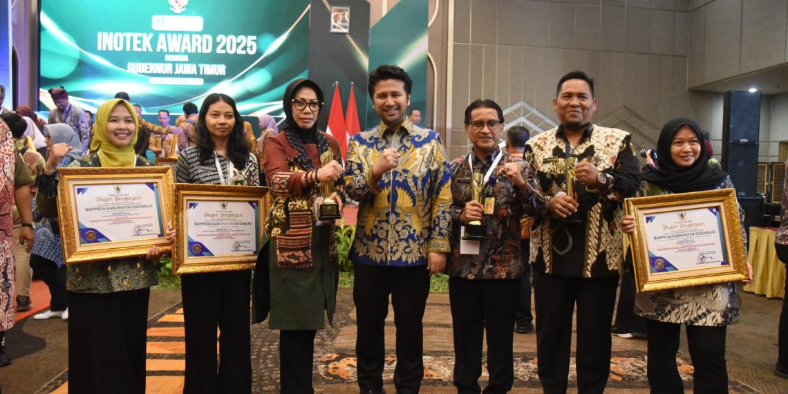 Tiga Inovasi Pemkab Sidoarjo Raih Penghargaan Inotek Award Jatim 2025