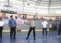 Kapolresta Sidoarjo Buka Pertandingan Bola Volly Indoor dan Volly Pantai U-17 Bhayangkara Cup Tingkat Nasional