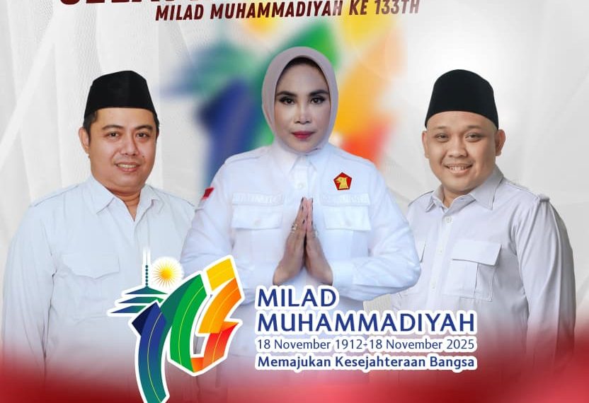 DPC Partai Gerindra Sidoarjo Sampaikan Ucapan Selamat Milad Muhammadiyah ke-113