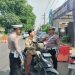 Sosialisasikan Operasi Zebra Semeru, Polsek Waru Ajak Pengendara Tertib Berlalu Lintas