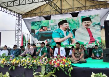 Kapolsek Krian Hadiri Heroik Santri dan Parade Lalaran Nadhom Alfiyah di Ponpes Al Amanah Junwangi