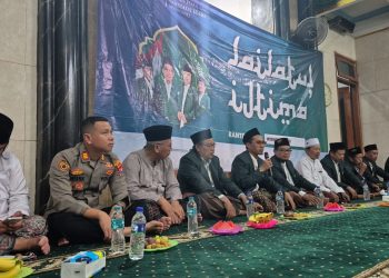 Kapolsek Wonoayu Hadiri Lailatul Ijtima, Perkuat Sinergitas dengan Tokoh Agama